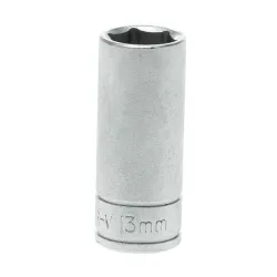 
                  TENG TOOLS Nasadka długa 6-kątna 13x45.5mm 3/8" CrV M380613-C (EAN: 5020385130494)